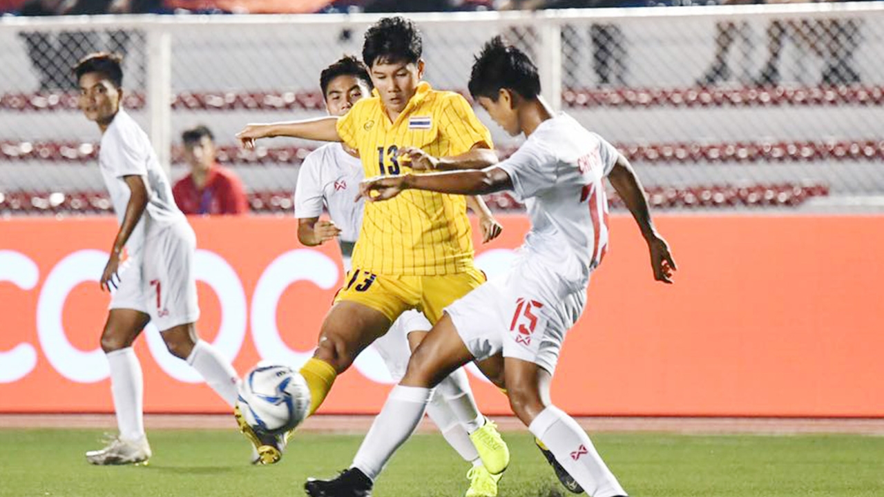 "แข้งสาวไทย" ทุบเมียนมา 1-0 ลิ่วชิงเหรียญทองซีเกมส์ 2019