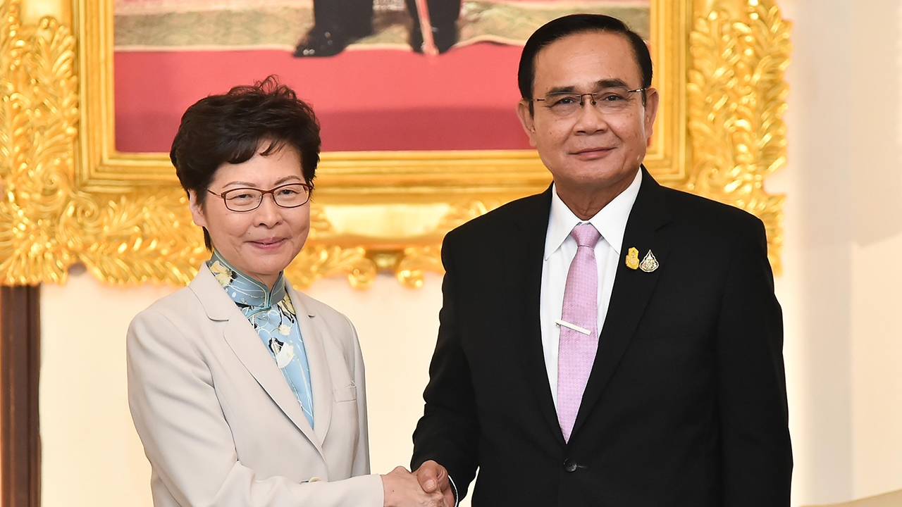 นายกฯ ต้อนรับ "Carrie Lam" ให้กำลังใจทุกฝ่ายแก้ชุมนุมฮ่องกงอย่างสันติ