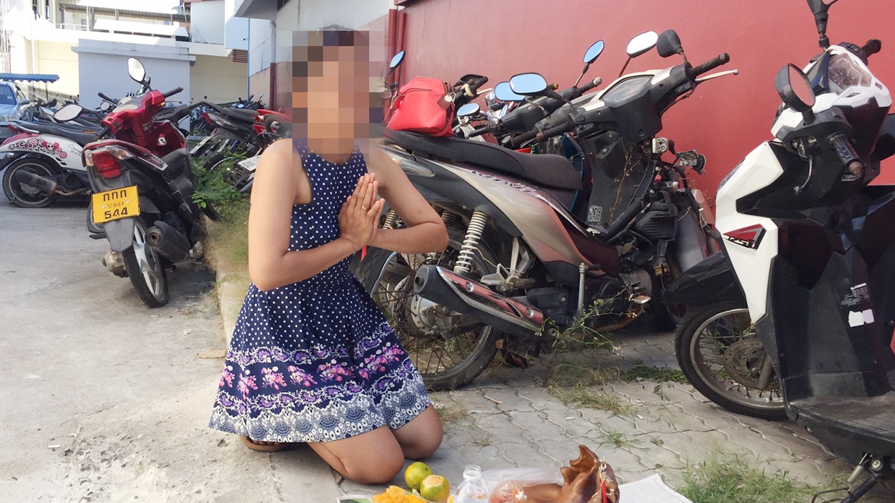 สาวเคยนอนห้องขัง สภ.เมืองระยอง แก้บนด้วยหัวหมู แถมให้เลขเด็ดเสี่ยงโชค