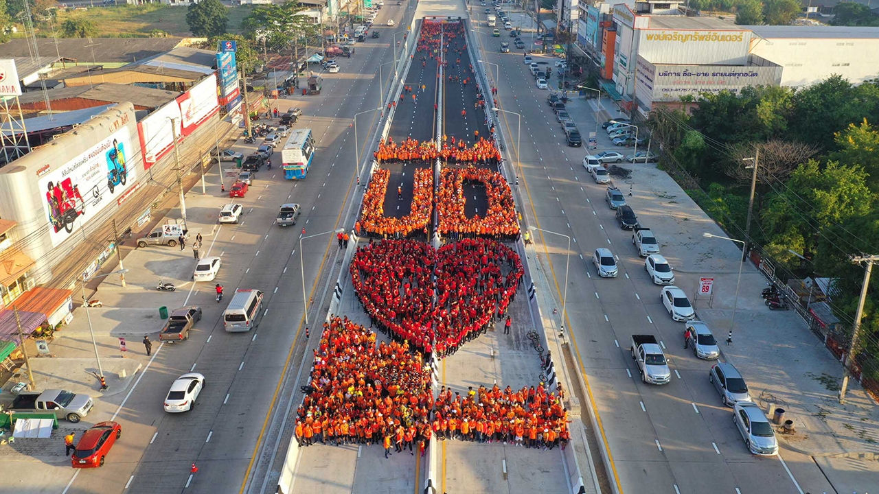 ชาวอุดรฯกว่า 3 พันร่วมเดิน วิ่ง ปั่น เปิดอุโมงค์บายพาส อุดรธานี-หนองคาย