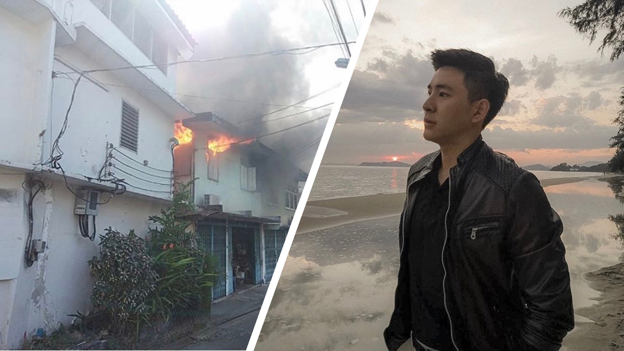 เศร้า! ไม่เหลืออะไรเลย บิ๊ก ณทรรศชัย เผยสภาพห้องหลังบ้านถูกไฟไหม้