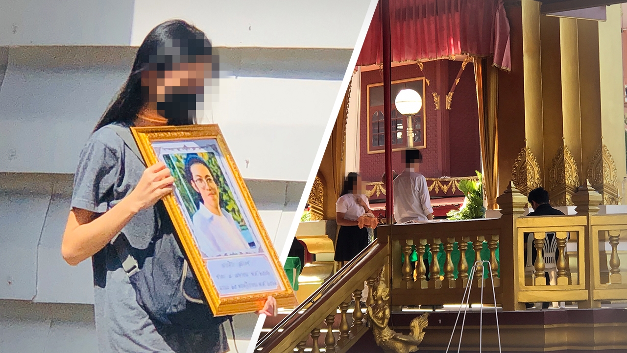 เผาแล้ว "กาย" บรรยากาศสุดเศร้า แฟนสาว กลั้นน้ำตาไม่อยู่