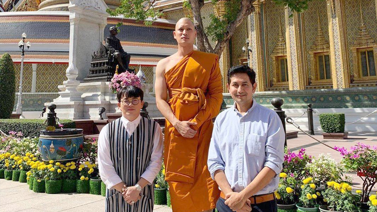 ปั้นจั่น เข้าพิธีอุปสมบทแล้ว ได้รับฉายาทางธรรม ธมฺมโชโต (คลิป)