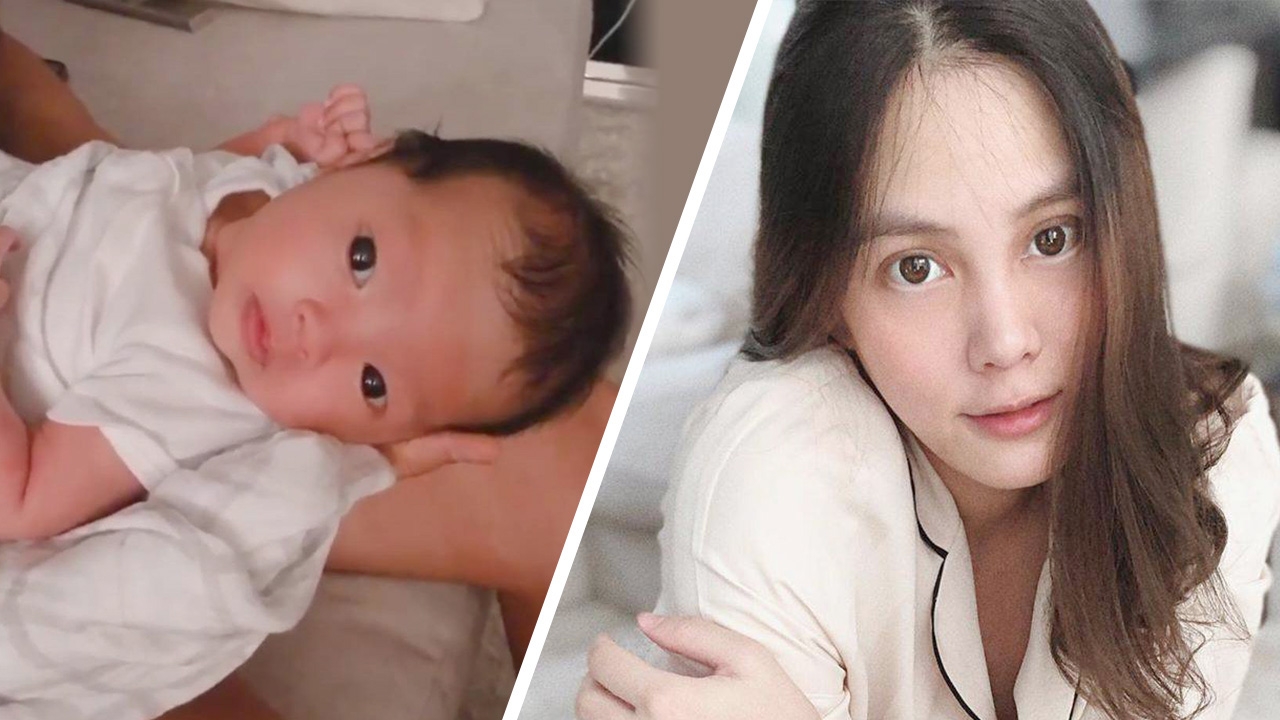 เห็นแล้วเอ็นดู น้องโนล่า ลูกสาว เจนี่-มิกกี้ ลืมตาแป๋วน่ารักมาก (คลิป)