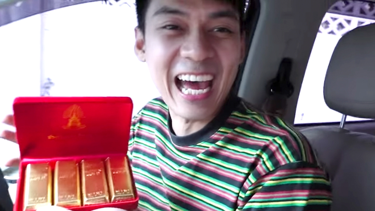 บีม กวี ช็อกไปเลย เมื่อ แดน-แพทตี้ เอาทองแท่งไปรับขวัญหลานแฝด