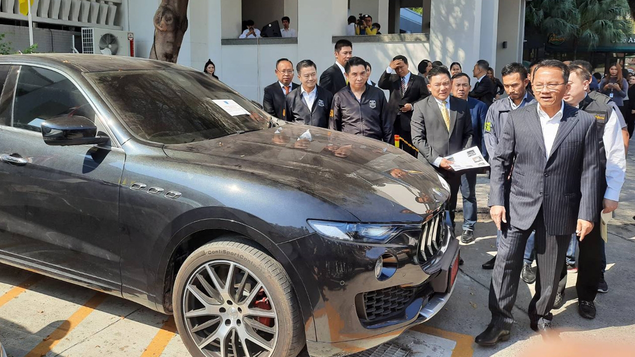 ยึดรถหรู 7 คัน มูลค่า 43 ล้าน คดีแชร์ Forex-3D