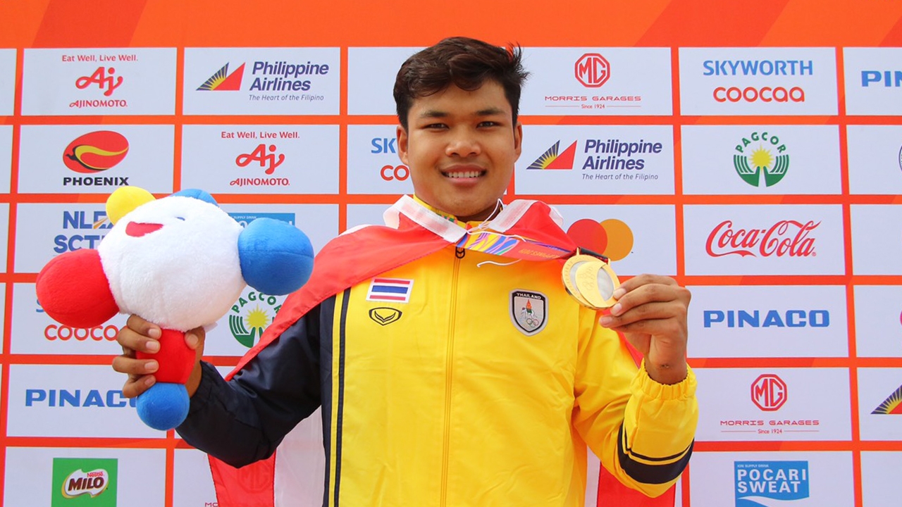 "โกเมธ" คว้าทองบีเอ็มเอ็กซ์ เหรียญทองที่ 5 ให้ทัพสองล้อในซีเกมส์
