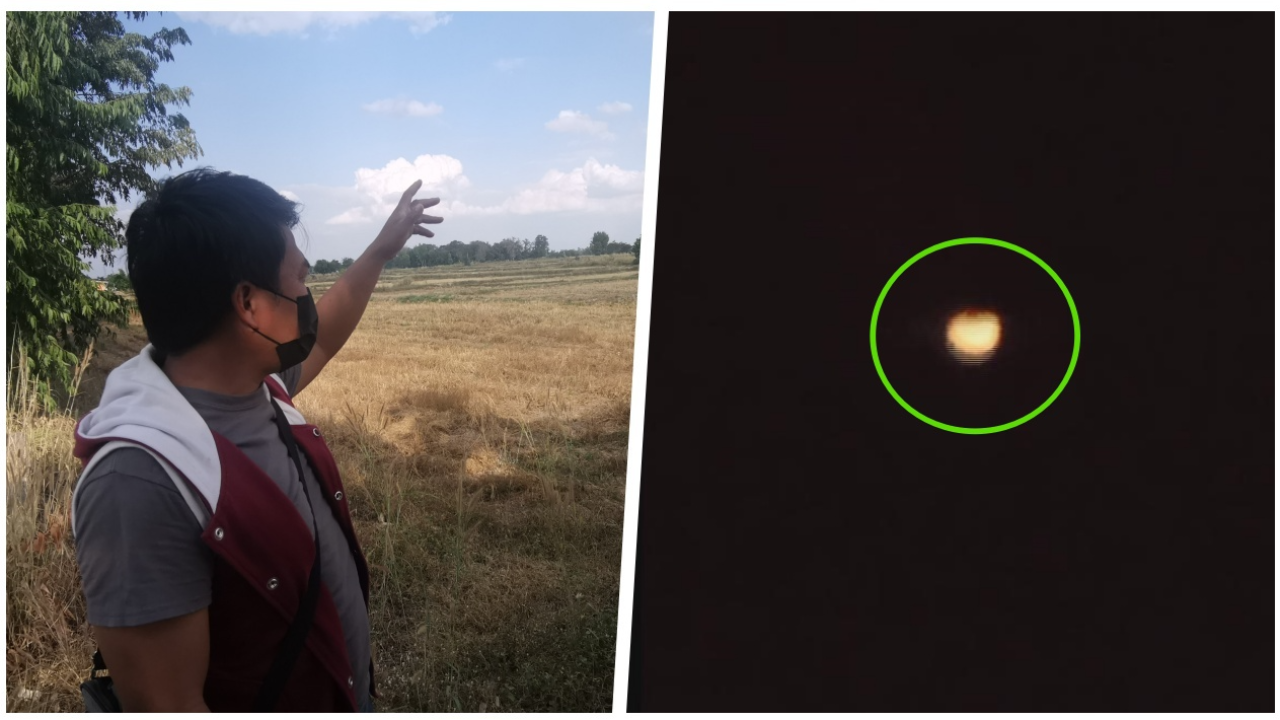 ขนลุก หนุ่มพบดวงไฟประหลาด ลอยเด่นกลางทุ่ง ชาวบ้านเชื่อ "ผีโพง-กระสือ"