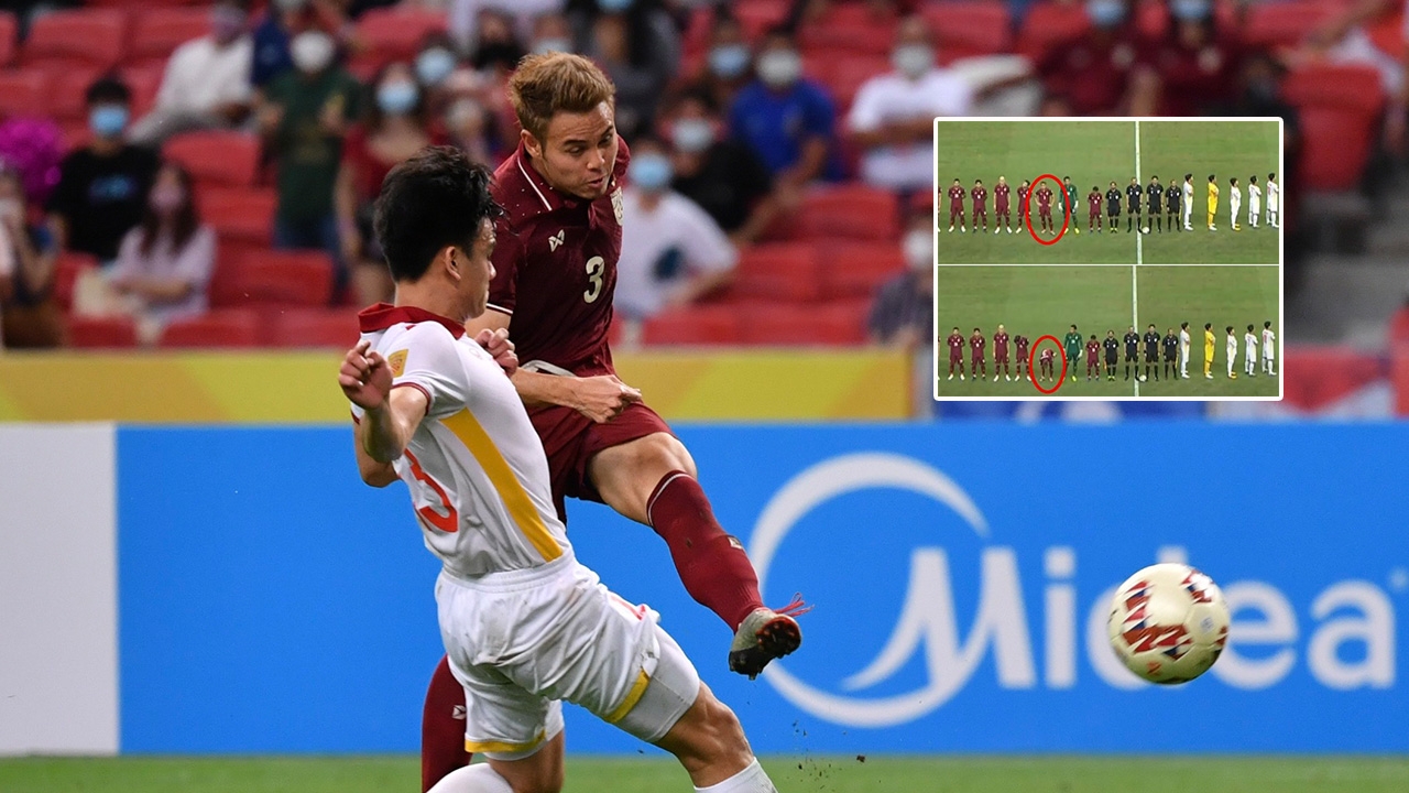 จับผิดไปเรื่อย แฟนเพจเวียดนาม ชี้ "ธีราทร" ไม่ให้เกียรติตอนร้องเพลงชาติ