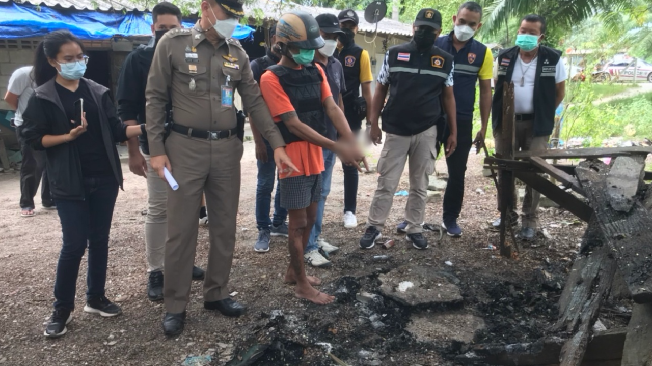 หนุ่มมอญหลอน เสพหมด 2 เม็ด อ้างมีเสียงกระซิบ ฆ่าเผาพ่อค้ายาบ้า 