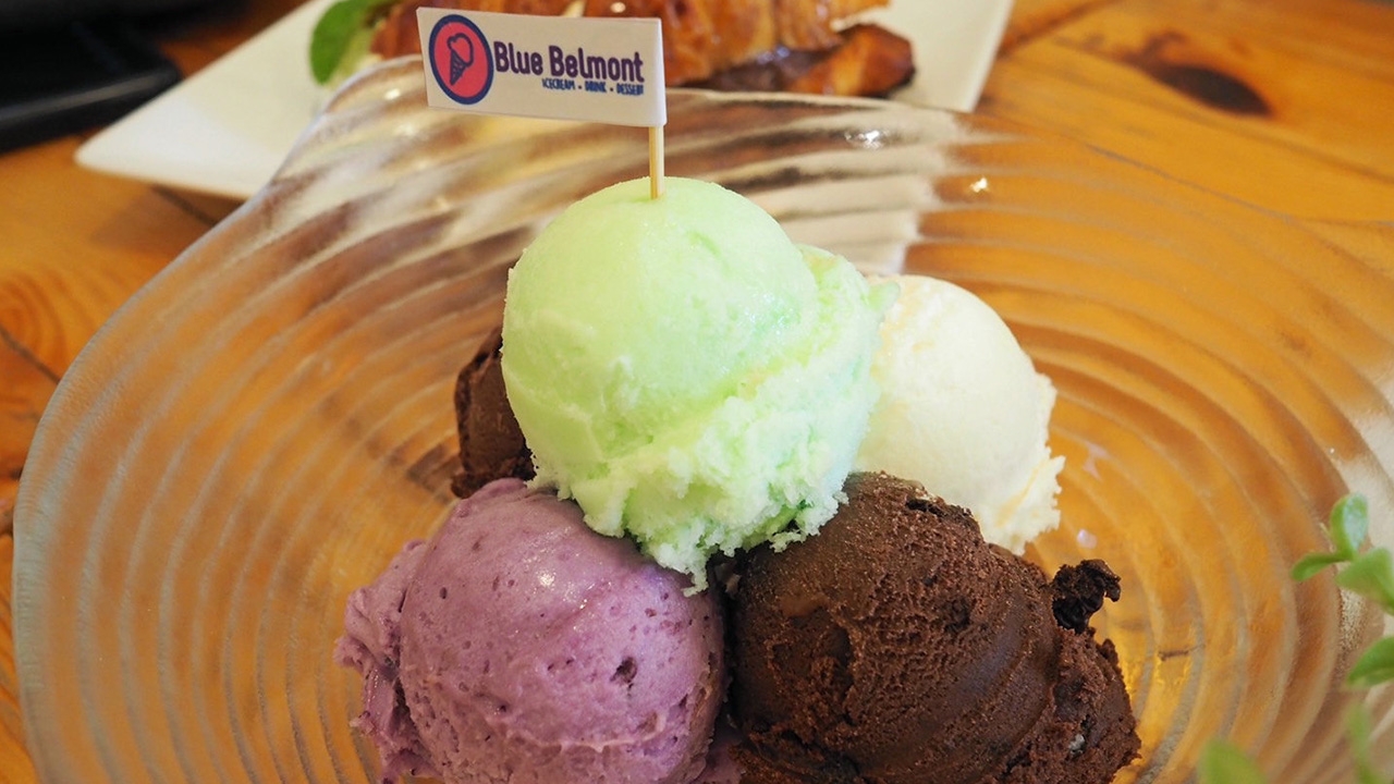 “Blue Belmont” @สายไหม เจลาโตพรีเมียมรับหนาว