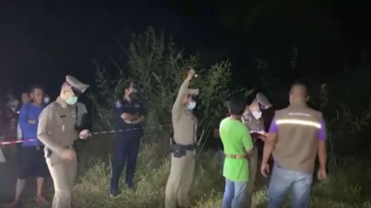 สลด ยาย 74 ถูกควายแม่ลูกอ่อน ขวิดไส้ไหลตายสยอง คาป่าริมคลอง ที่ชลบุรี