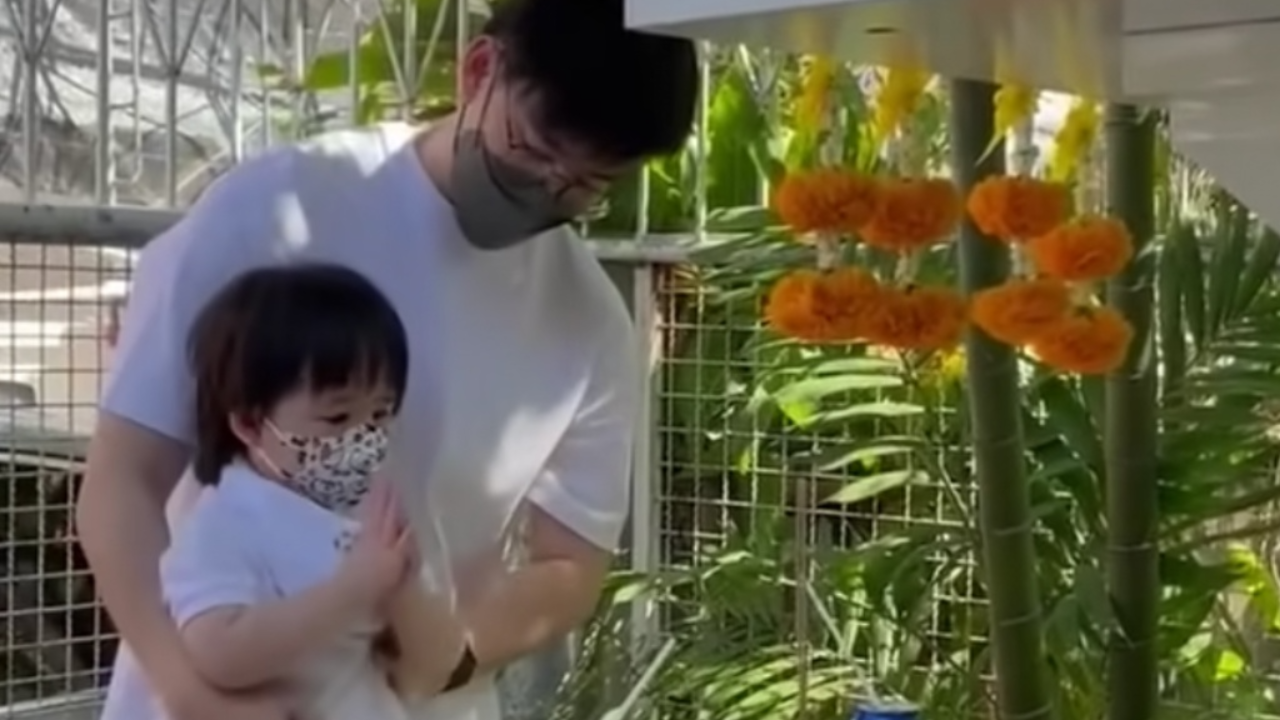 บีม กวี หอบลูกแฝด ไปไหว้พ่อแม่ บิ๊ก D2B ไม่เคยลืมกัน 