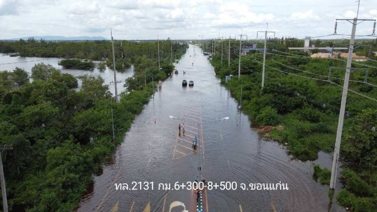 ตำรวจทางหลวง รายงานน้ำท่วม-ดินสไลด์ เส้นทางจราจรผ่านไม่ได้ 19 จุด 