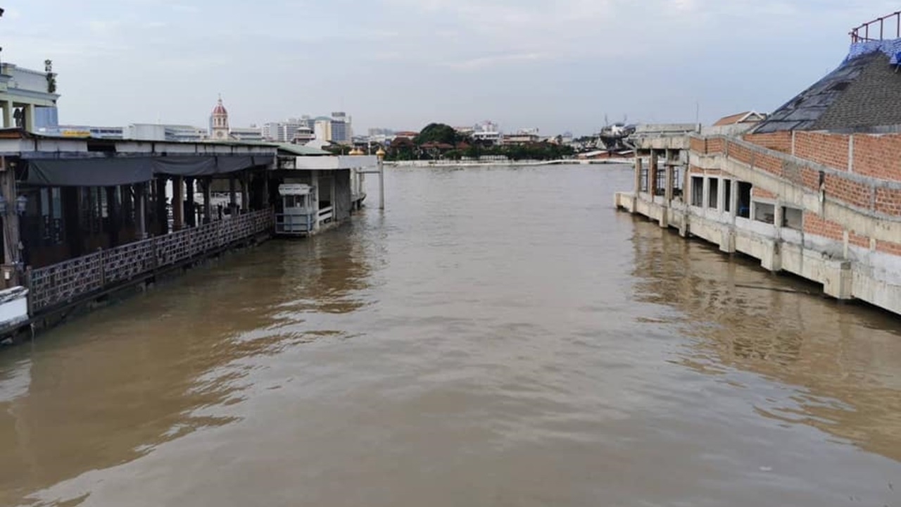เฝ้าระวังต่อเนื่อง ระดับน้ำในแม่น้ำเจ้าพระยา ยังไม่ส่งผลกระทบ กทม. 