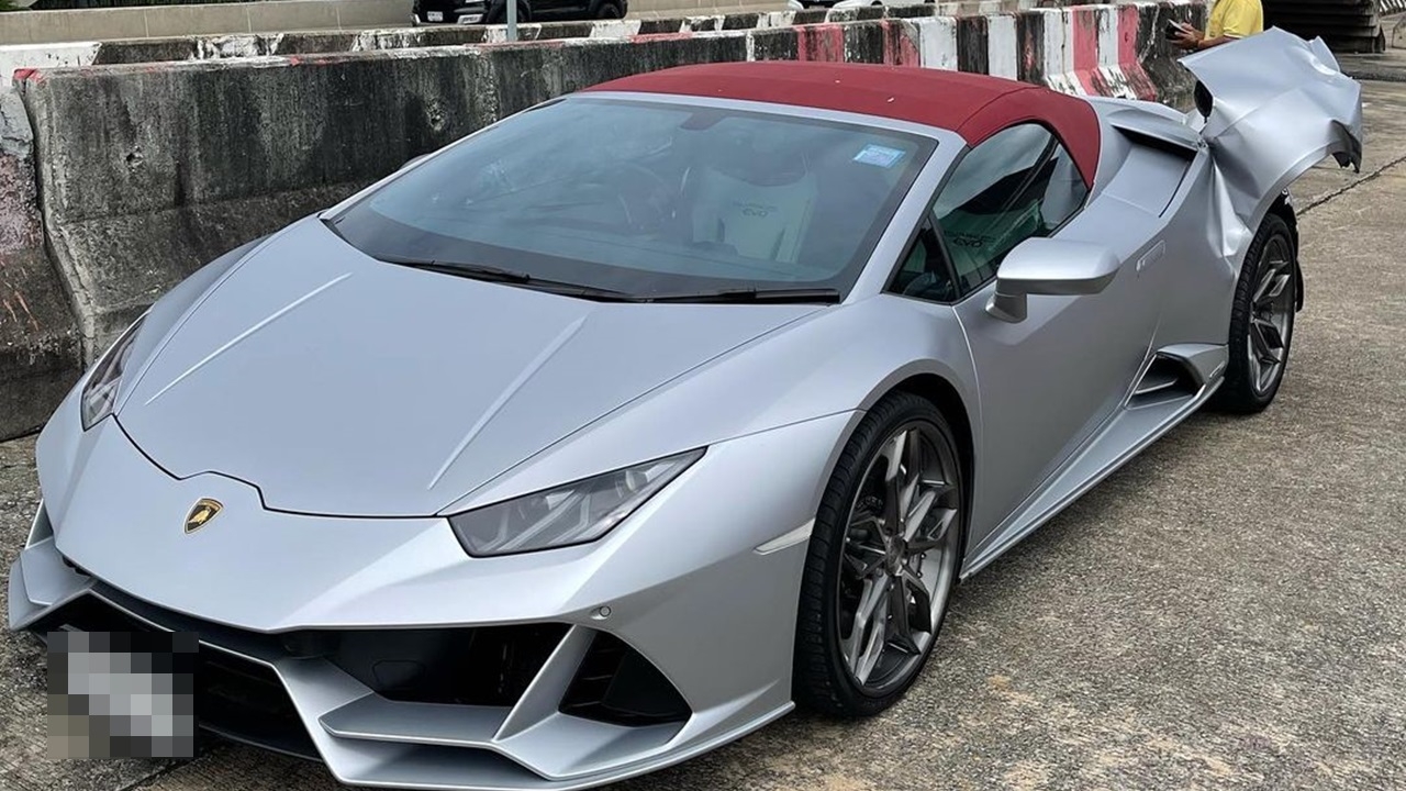 ไฮโซหนุ่มใจหล่อ ไม่ติดใจหลังลัมโบร์กินี มูลค่า 31 ล้านโดนกระบะชนท้าย