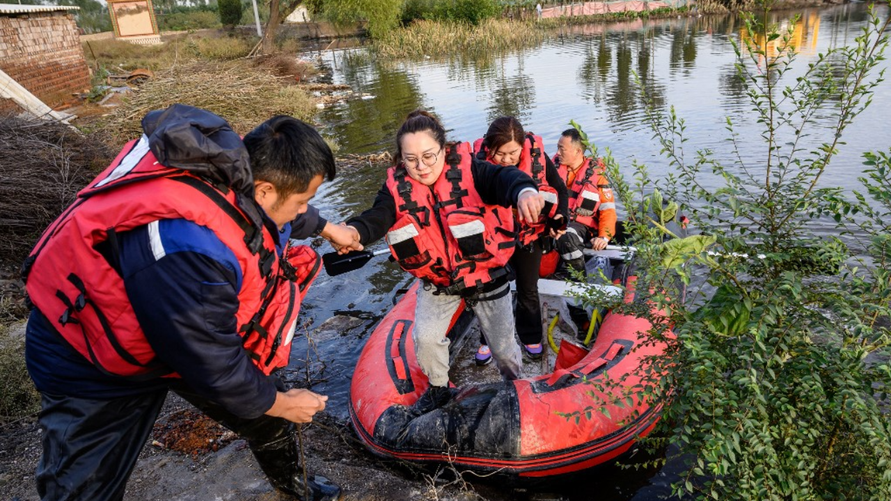 จีนอ่วม ฝนตกหนักน้ำท่วมใหญ่มณฑลชานซี กระทบประชาชนเกือบ 2 ล้าน