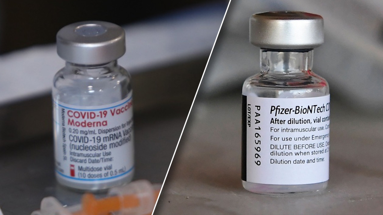 เปรียบเทียบประสิทธิผล ในการฉีดวัคซีน "โมเดอร์นา-ไฟเซอร์" ป้องกันโควิด-19