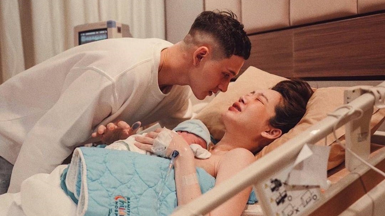 ปุ้มปุ้ย คลอดลูกชายคนแรก กวินท์ ดูแลไม่ห่าง เผยโมเมนต์แรกพ่อแม่ลูก