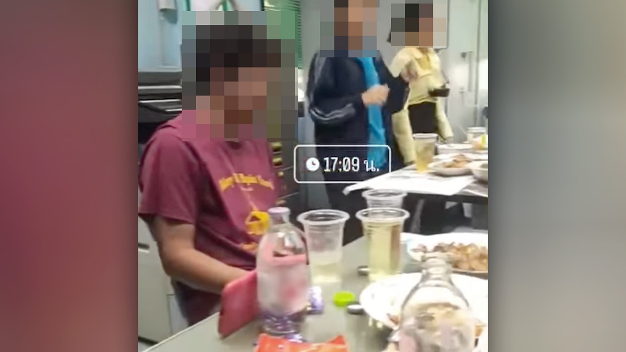 ปลัด อบต. แจงคลิปปารตี้ในสำนักงาน แค่ลองไมค์ เครื่องดื่มถือติดมือมา