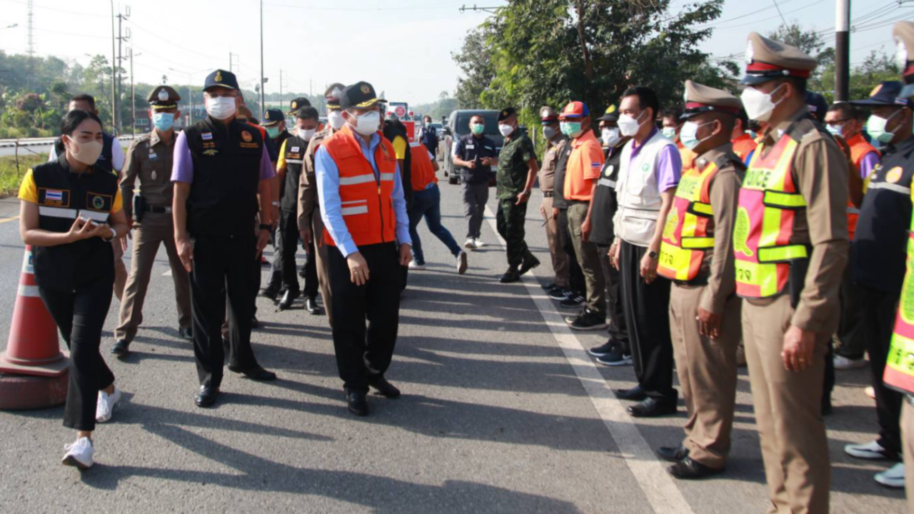 นิพนธ์ เดินสายขอบคุณจนท. ทำงานช่วงปีใหม่จนอุบัติเหตุ ผู้เสียชีวิตลดตามเป้า