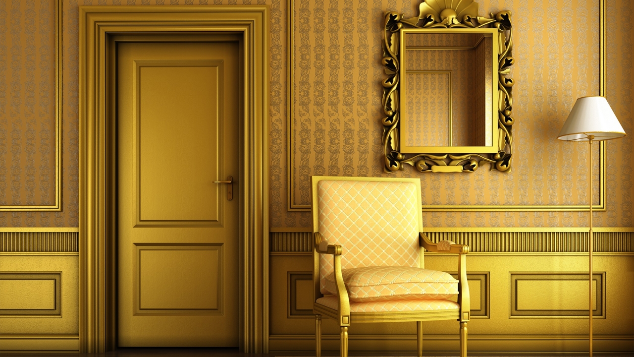 ผนังสีทอง ฮวงจุ้ยมีพลัง เสริมความมั่งคั่งร่ำรวย 