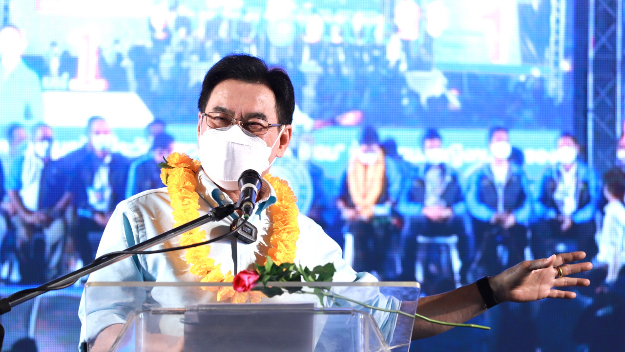 เย็นนี้ "จุรินทร์" ยกทัพปชป. จัดปราศรัยใหญ่ ช่วย "ตาร์ท อิสรพงษ์" ขอคะแนนคนชุมพร