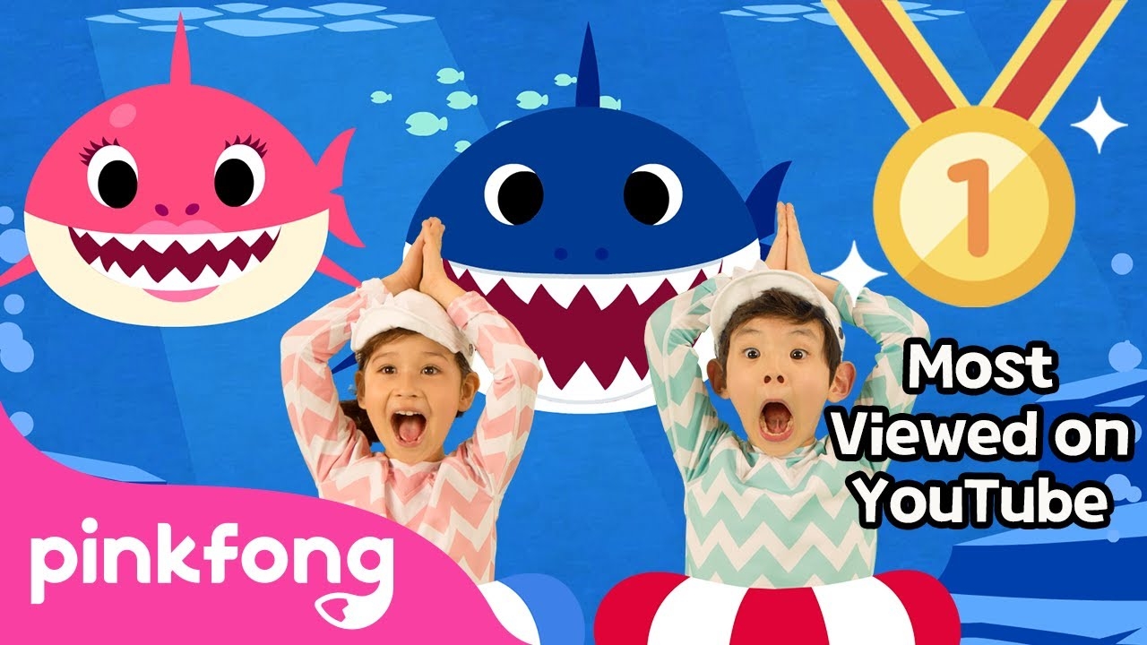 Baby Shark วิดีโอแรกบนยูทูบที่มียอดคนดู 1 หมื่นล้านครั้ง