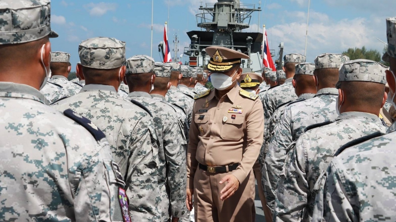 ผบ.ทร. ตรวจเยี่ยมฐานทัพเรือพังงา ย้ำภารกิจ เสียสละ ปกป้องอธิปไตย