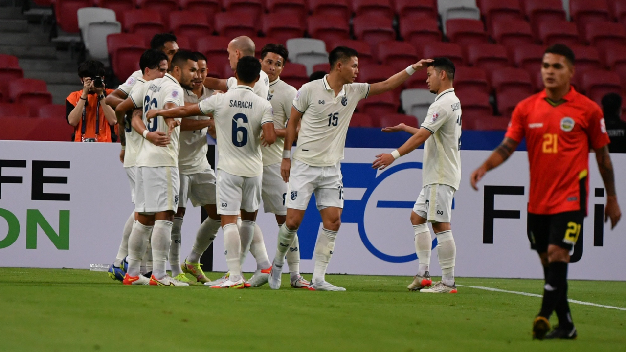 "ทีมชาติไทย" เครื่องร้อนช้าเฉือนชนะ "ติมอร์ เลสเต" ประเดิมศึก ชิงแชมป์อาเซียน