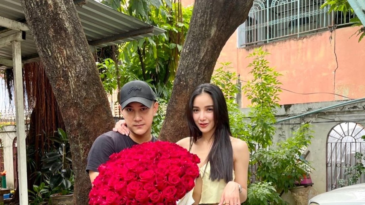 รักหวานฉ่ำ นาย ณภัทร เผยโมเมนต์น่ารัก แพท ณปภา นั่งซบกอดกันกลมบนเตียง 