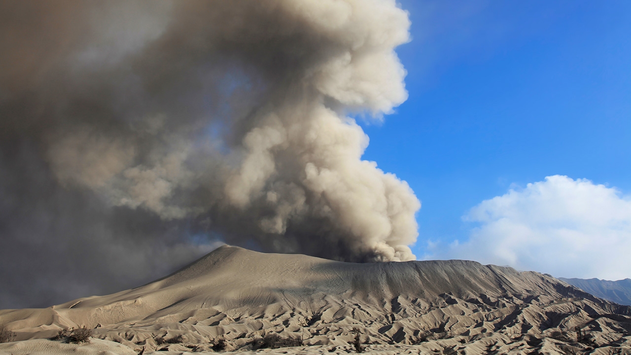 ปัญหาเครื่องบินกับภูเขาไฟ