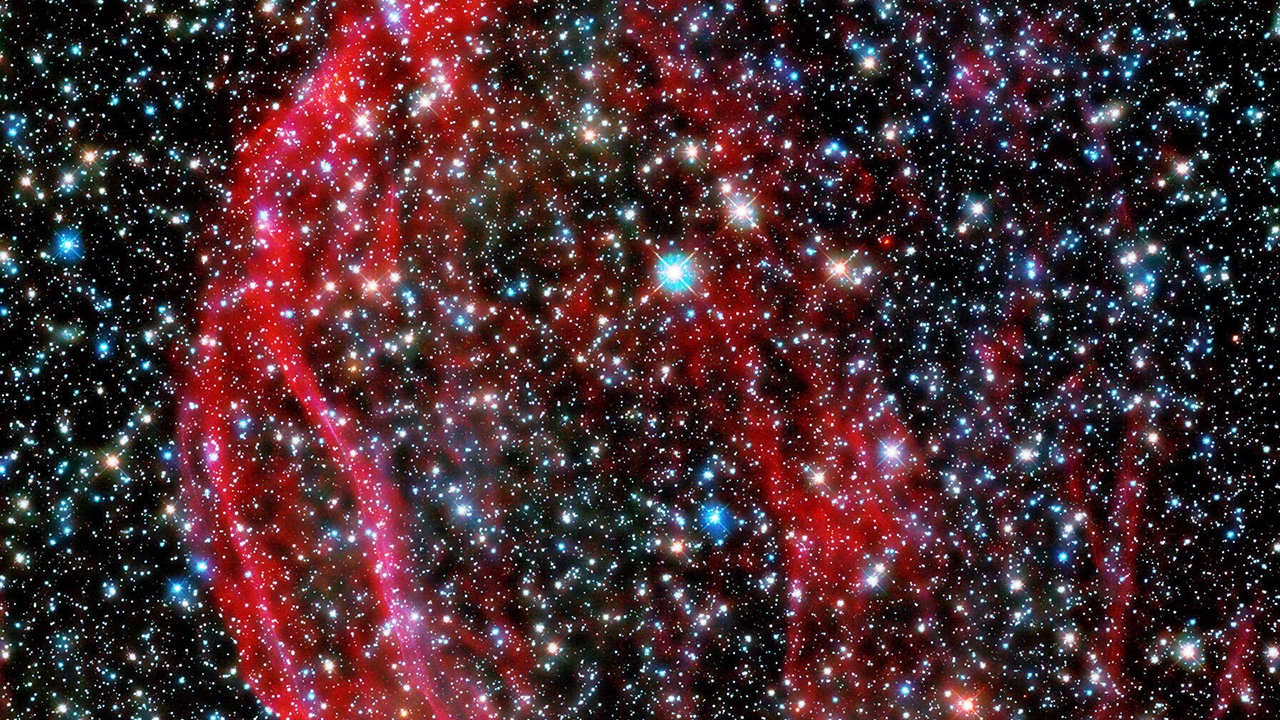 จับภาพซากจากการระเบิดในกาแล็กซีบริวาร