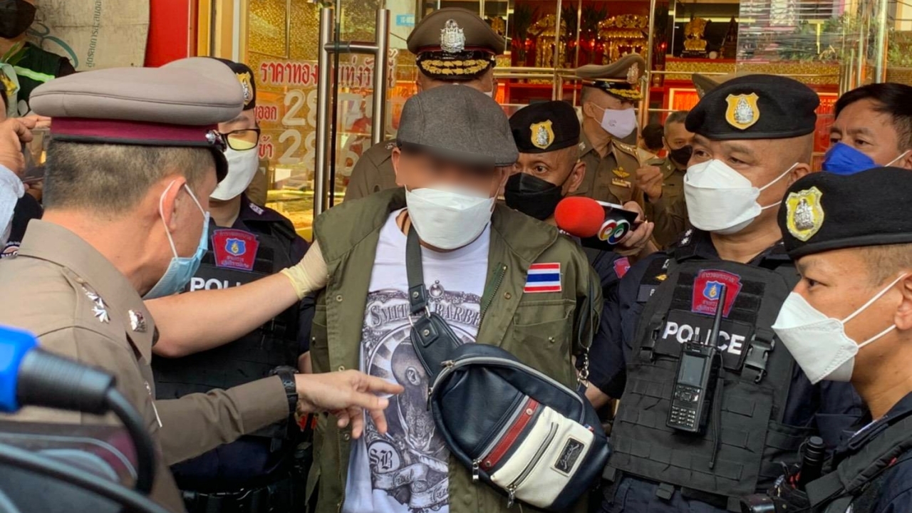 ปุ๊นกัญชาย้อมใจ บุกเดี่ยวชิงทองที่ตลาดบางแค 191 ตามจับได้ใน 5 นาที