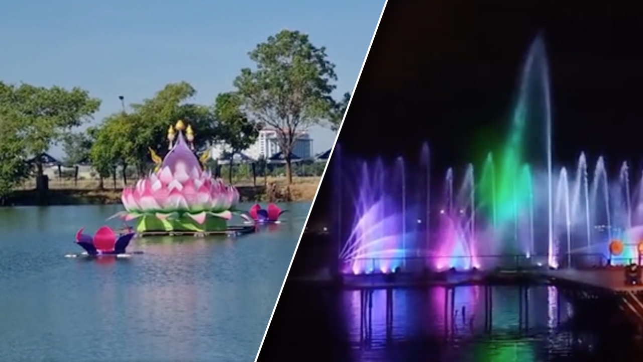 โคราช จัดสถานที่บึงหัวทะเล เตรียมพร้อมจัดงานลอยกระทงพระประทีปพระราชทาน