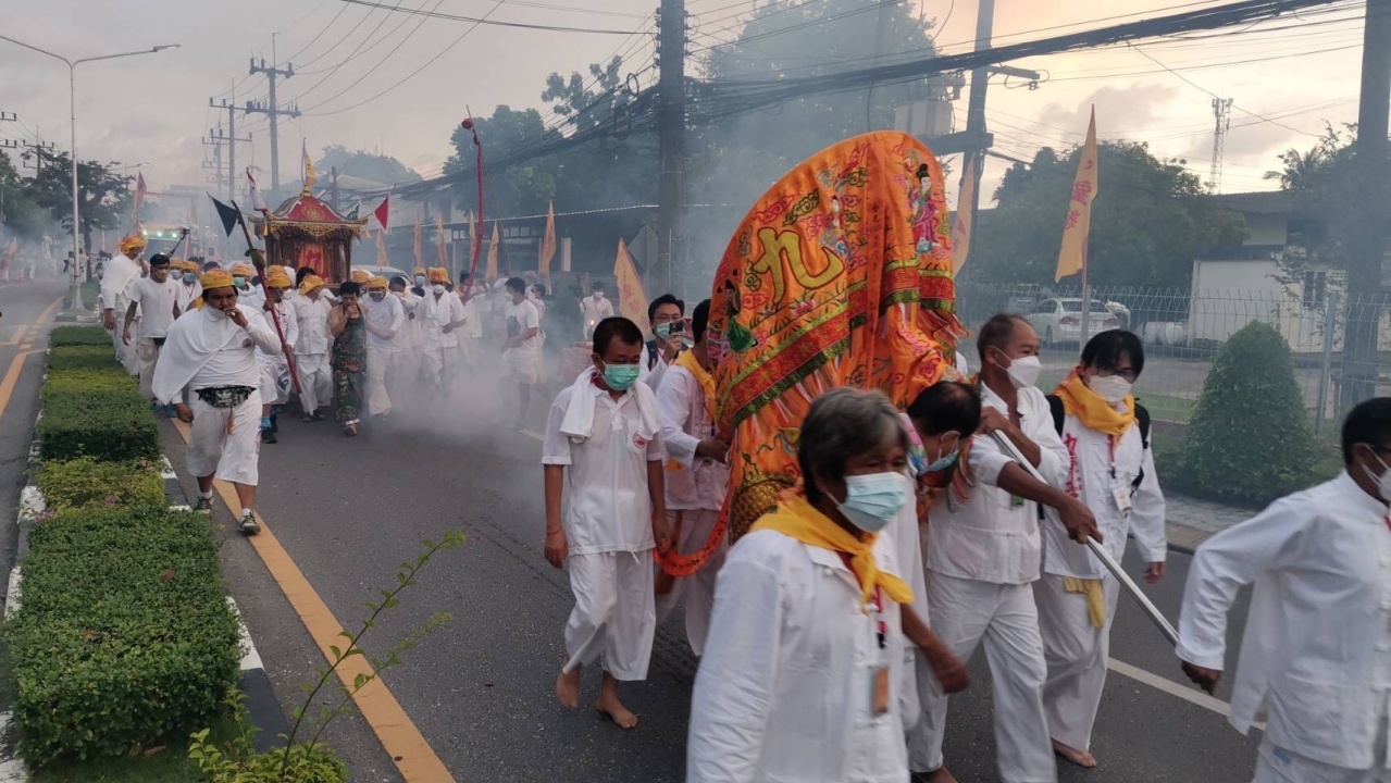 กินเจ "ภูเก็ต" วันที่ 8 เข้มข้น แห่พระศาลเจ้าต้นกำเนิด ปชช.ขอพรคึกคัก