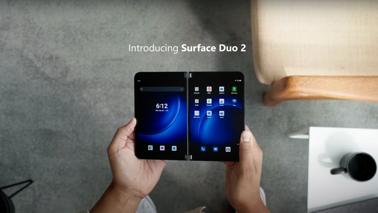 Microsoft ประกาศเปิดตัว Surface Duo 2 รองรับรีเฟรชเรต 90Hz ขนาดใหญ่กว่ารุ่นก่อน