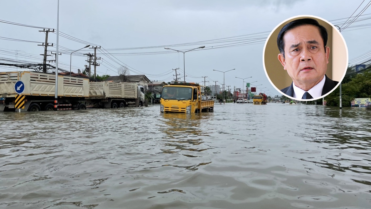 สุโขทัย ท่วมหนักเข้าย่านเศรษฐกิจ 9 อำเภอจมบาดาล "ลุงตู่" ลงพื้นที่พรุ่งนี้