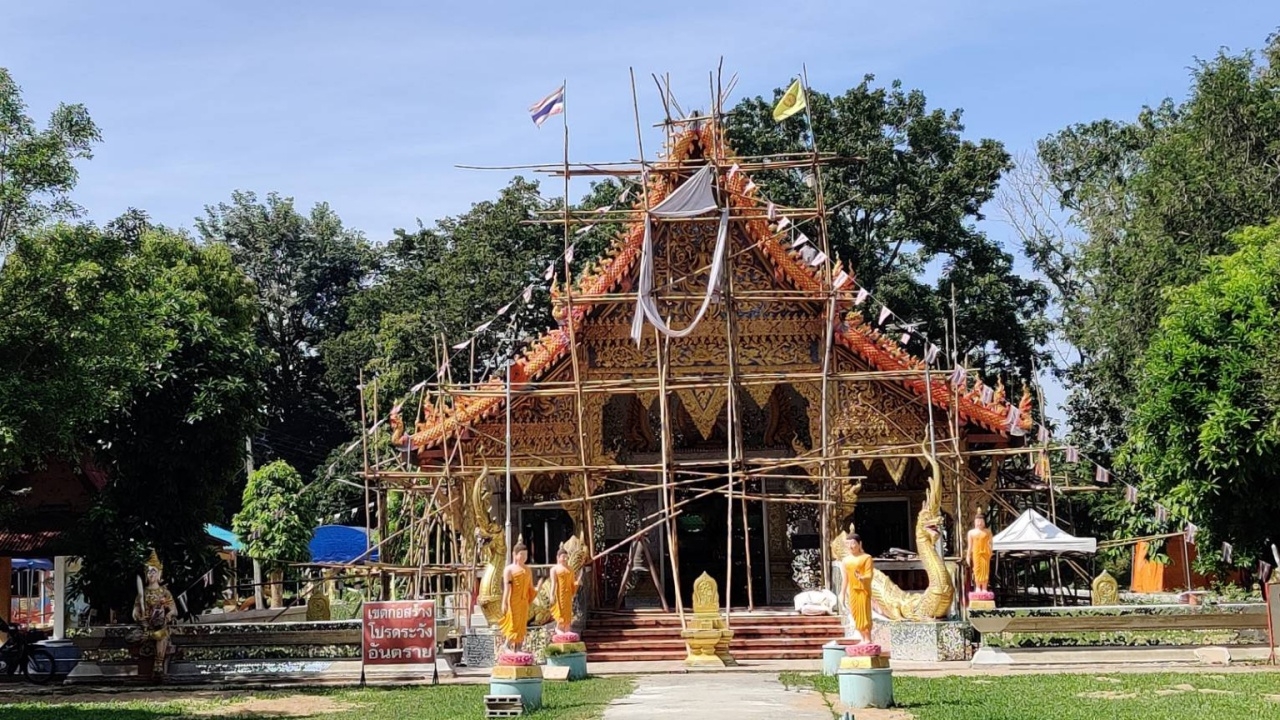 โควิดทำเจ้าอาวาสวัดหนักใจ เจ้าภาพกฐินถอนตัว เกรงอุโบสถสร้างค้างเติ่ง