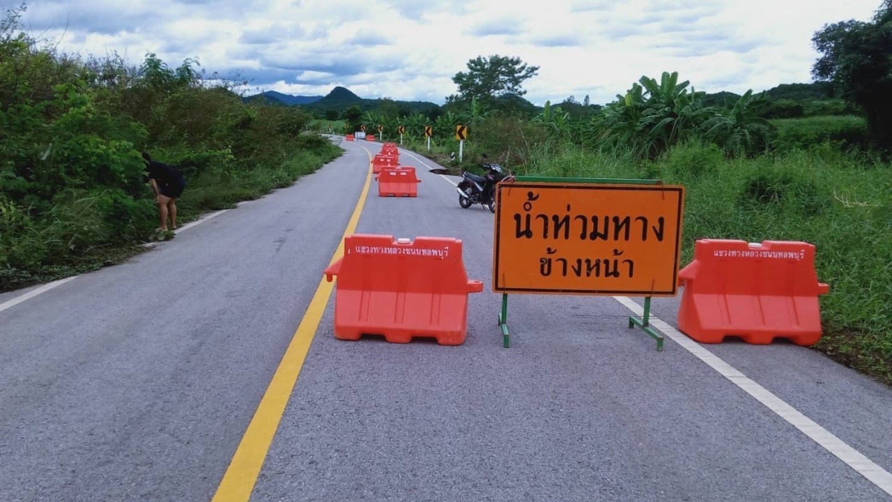 กรมทางหลวงชนบท อัปเดตเส้นทางน้ำท่วม 19 จังหวัด สัญจรไม่ได้ 24 เส้นทาง