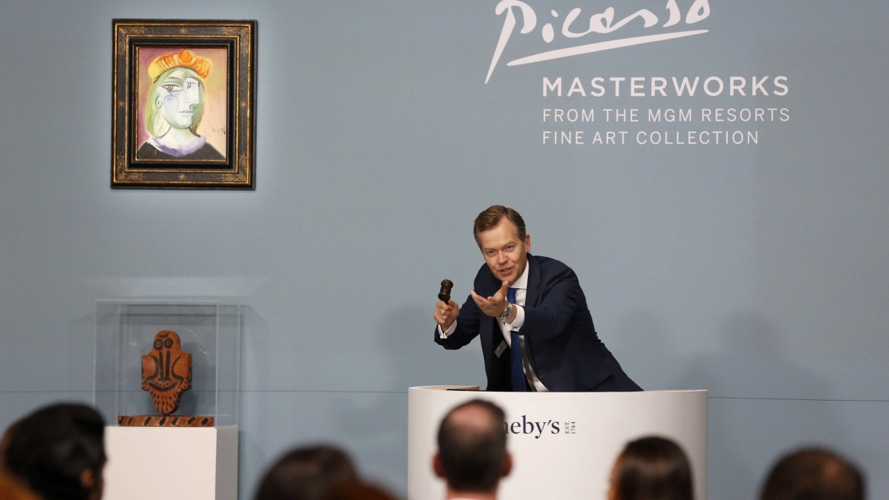 ผลงานชิ้นเอกของปิกัสโซ ทำราคาประมูลในสหรัฐฯ เกือบ 110 ล้านดอลลาร์