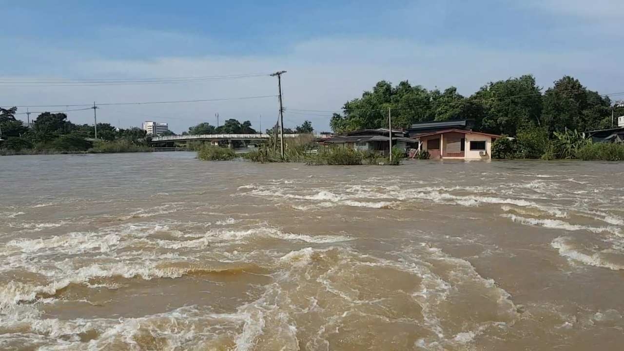 กรมชลฯ ลดการระบายน้ำเขื่อนเจ้าพระยา-ป่าสัก ท้ายเขื่อนพระราม 6 ลง 33 ซม.