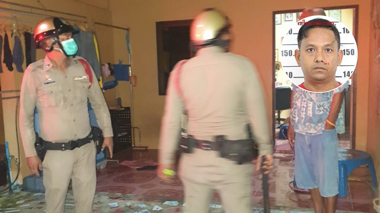 ภารโรงแค้น บุกเชือดคอหนุ่มตังเกดับคาเตียง จับได้แอบเป็นกิ๊กเมีย