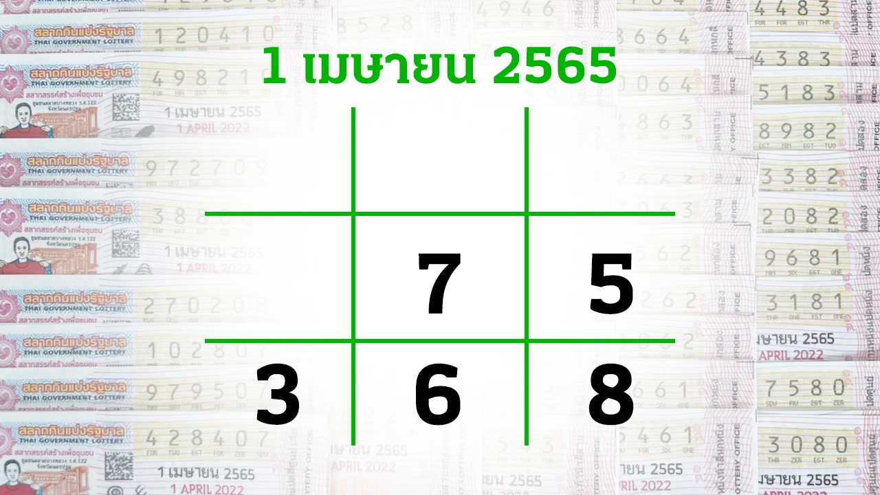 โค้งสุดท้ายหวย "เลขเด็ดงวดนี้" 1/4/65 ลุ้นโชคได้ที่ไทยรัฐทีวี-ไทยรัฐออนไลน์