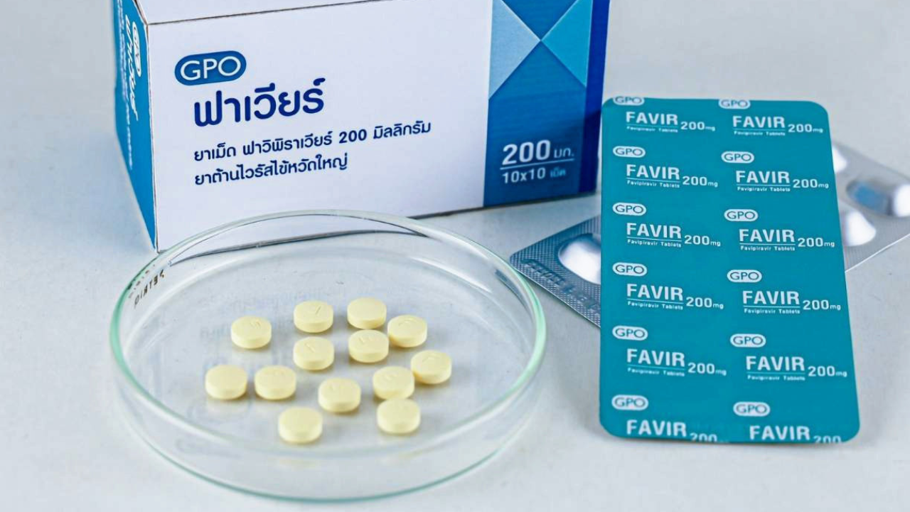 องค์การเภสัชฯ ส่งยาฟาวิพิราเวียร์แล้ว 80 ล้านเม็ด ทยอยมอบอีกช่วง เม.ย.