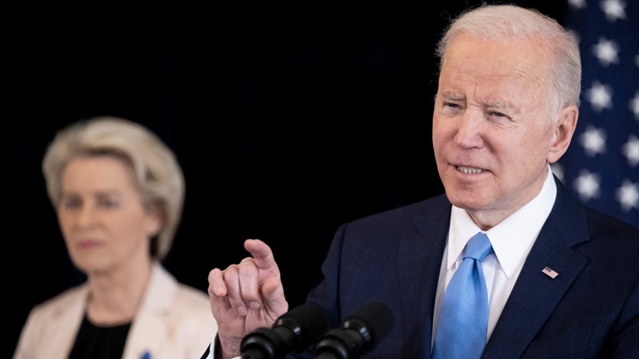 ไบเดน ประกาศแผนช่วยยุโรป ลดพึ่งพาก๊าซธรรมชาติจากรัสเซีย