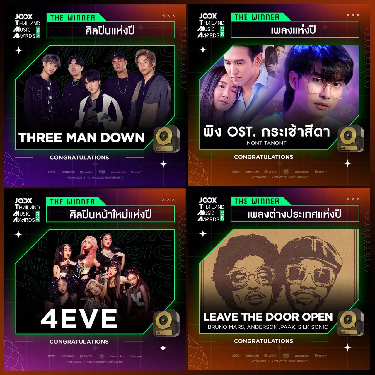 JOOX Thailand Music Awards 2022 เวทีที่สร้างความสุขให้กับคนรักเสียงเพลงมาถึง 6 ปี