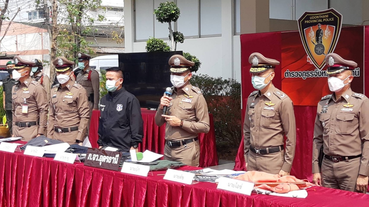 "บิ๊กโจ๊ก" ลุยอุดรฯ จับแก๊งเงินกู้โหด ทวงหนี้ยิงปืนขู่ ถูก 6 ข้อหาหนัก