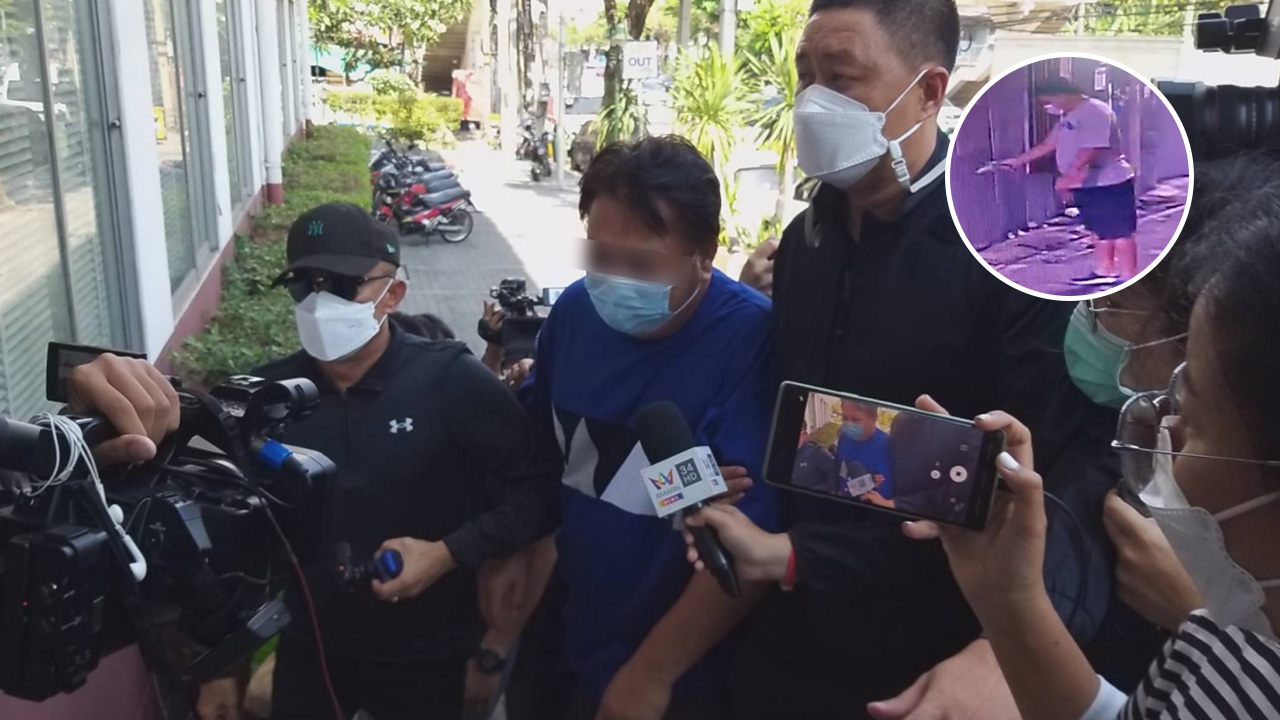 จับแล้วลุงปืนโหด ยิงแม่เพื่อนหลานดับ ชนวนน้อยใจ เด็กไม่อยากอยู่ด้วย