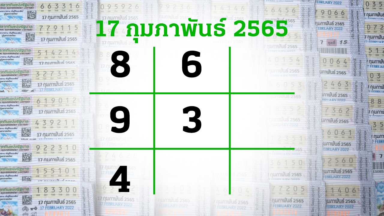 โค้งสุดท้ายหวย "เลขเด็ดงวดนี้" 17/2/65 ลุ้นโชคได้ที่ไทยรัฐทีวี-ไทยรัฐออนไลน์